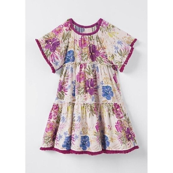 NWT Matilda Jane Bird of Paradise Short-Sleeve Floral Tiered Dress 2T 4T - Picture 12 of 12